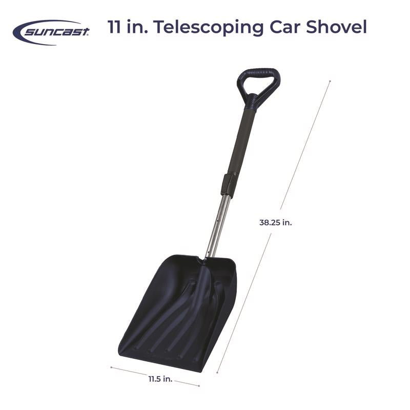 Suncast 11.5 in. W X 38 in. L Poly Telescoping Snow Shovel
