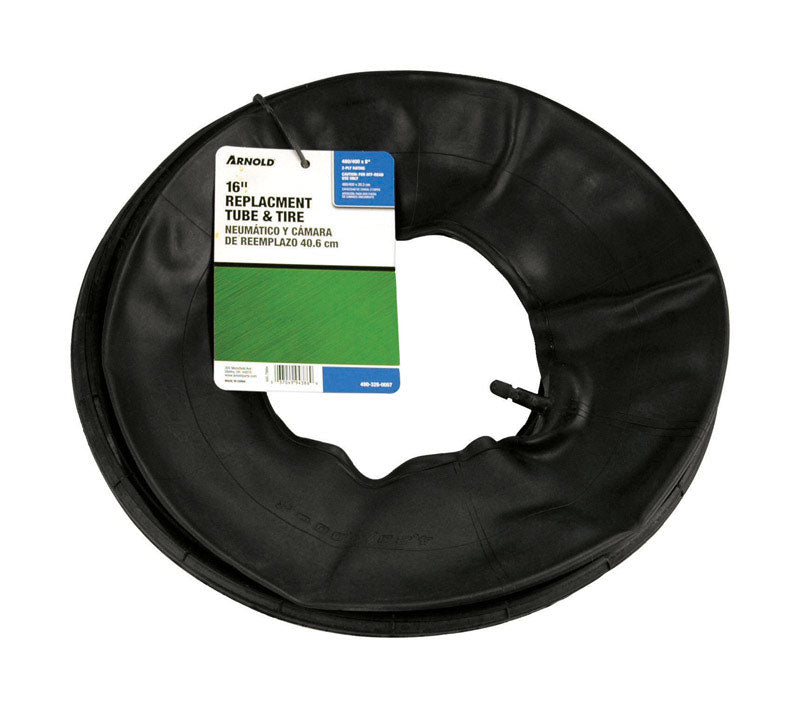 Arnold 8 in. D X 16 in. D 500 lb. cap. Wheelbarrow Tire and Tube Rubber