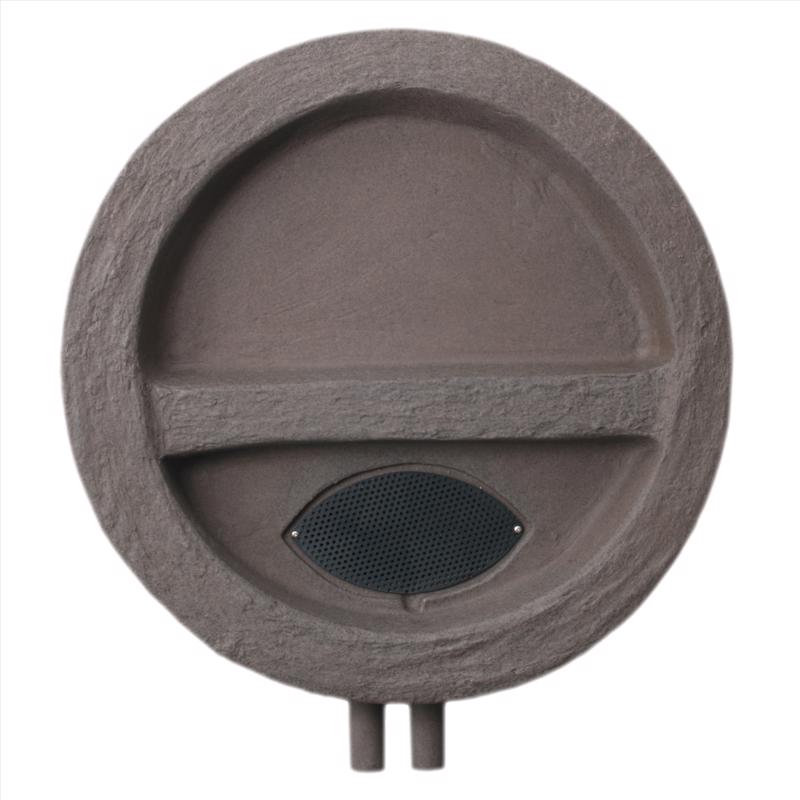 Algreen Athena Brown 50 gal Rain Barrel Polyethylene