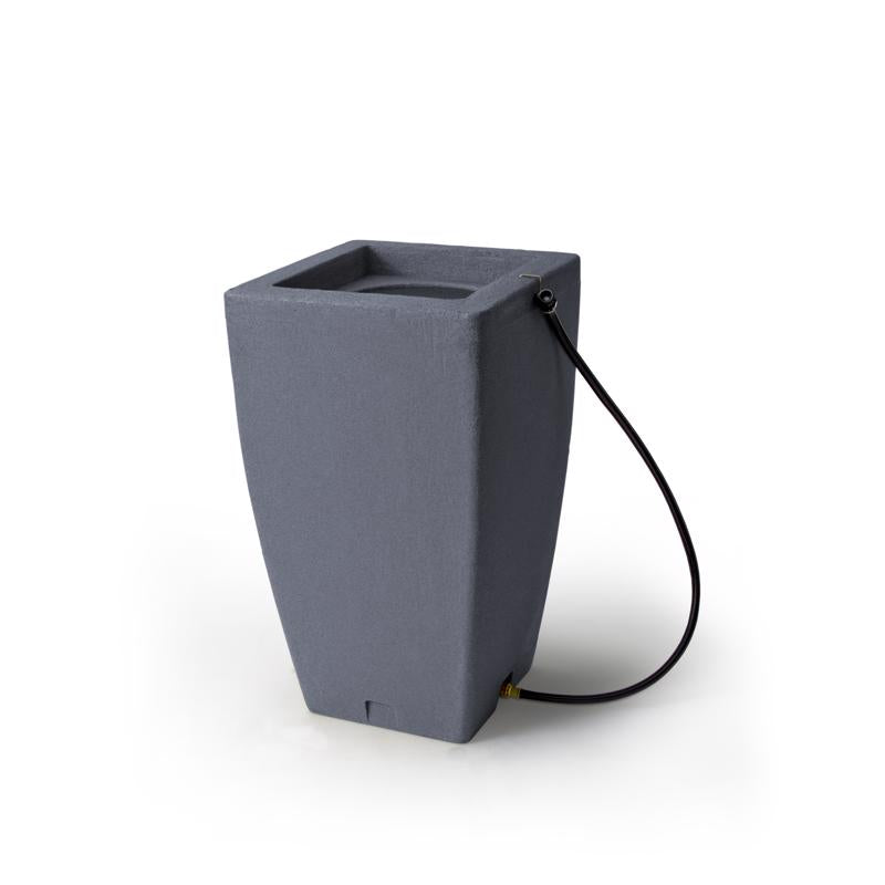 Algreen Madison Charcoal 49 gal Rain Barrel Polyethylene