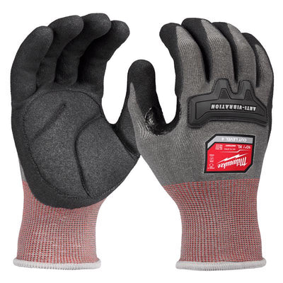 Milwaukee Smartswipe Men's Glove Anti-Vibration Gloves Black/Red XL