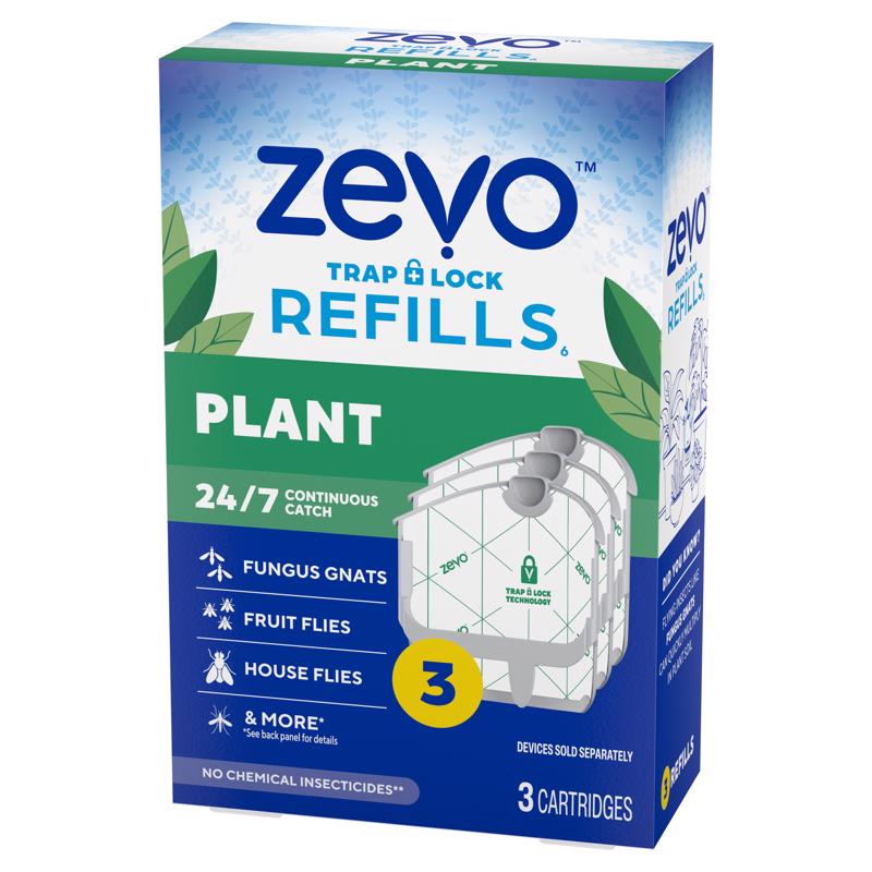 Zevo Indoor Plant Trap Refill 3 pk