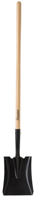 Home Plus 56 in. Steel Square Transfer Shovel Wood Handle