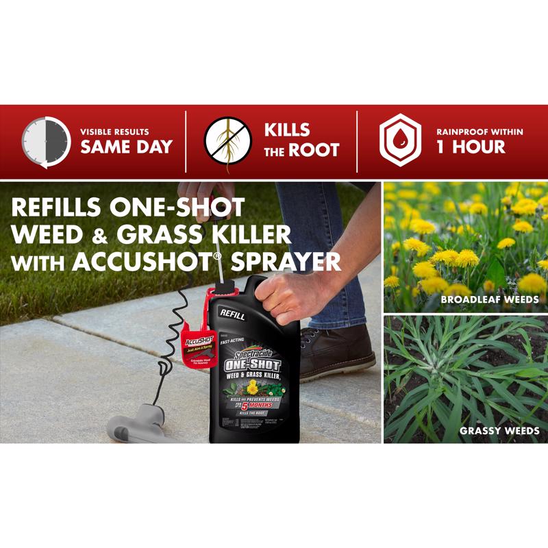 Spectracide One Shot Weed and Grass Weed and Vegetation Killers Concentrate 1 gal