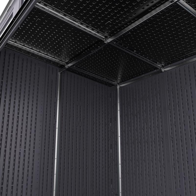 Suncast 8 ft. x 7 ft. Resin Standard Storage Shed with Floor Kit
