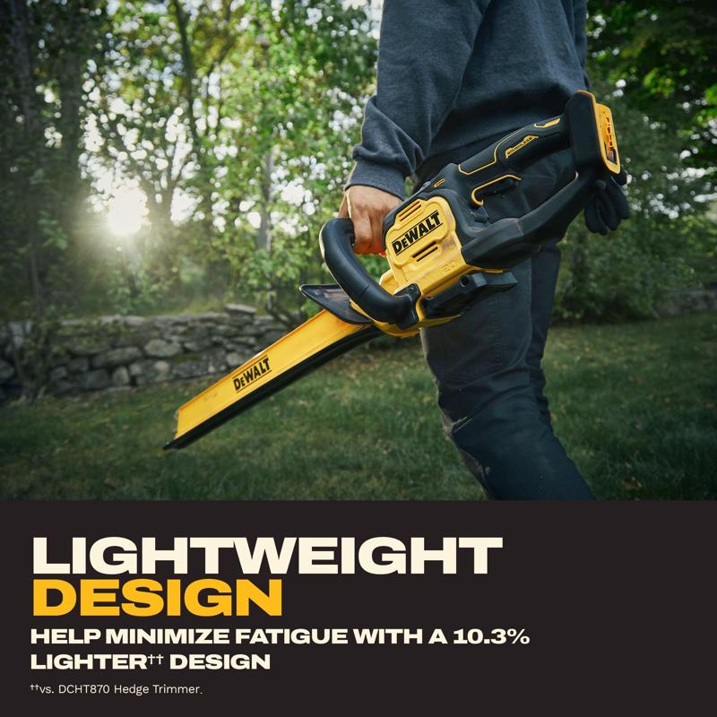 DeWalt XR DCHT826B 24 in. 20 V Battery Hedge Trimmer Tool Only