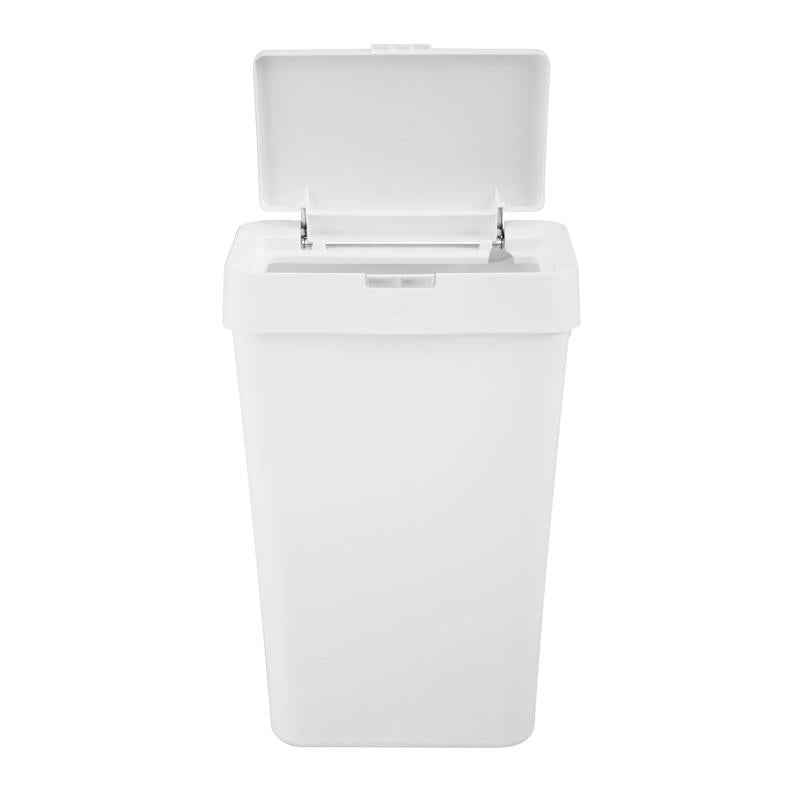 Rubbermaid 12.2 gal White Resin Trash Can