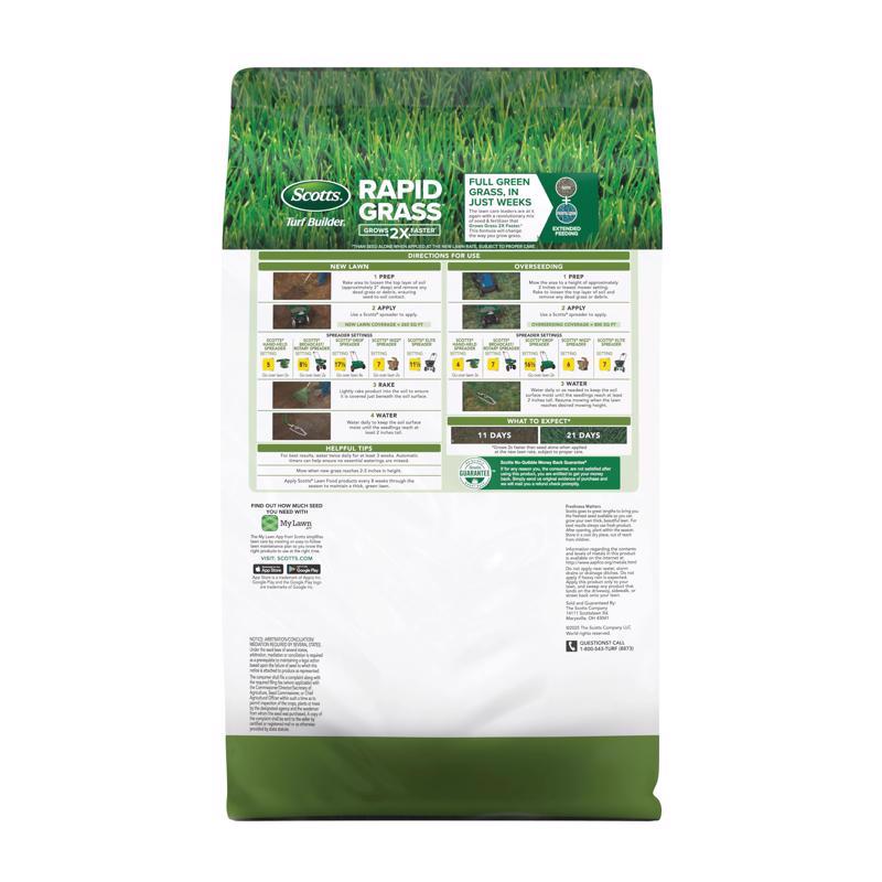 Scotts Turf Builder Tall Fescue Grass Sun or Shade Grass Seed and Fertilizer