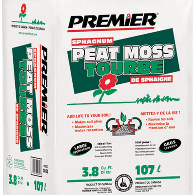 Premier Organic Sphagnum Peat Moss 3.8 ft