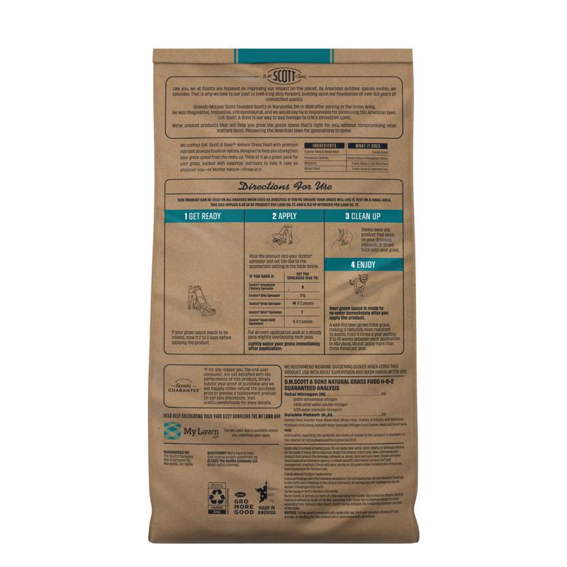 O.M. Scott & Sons All-Purpose Lawn Fertilizer For All Grasses 2000 sq ft