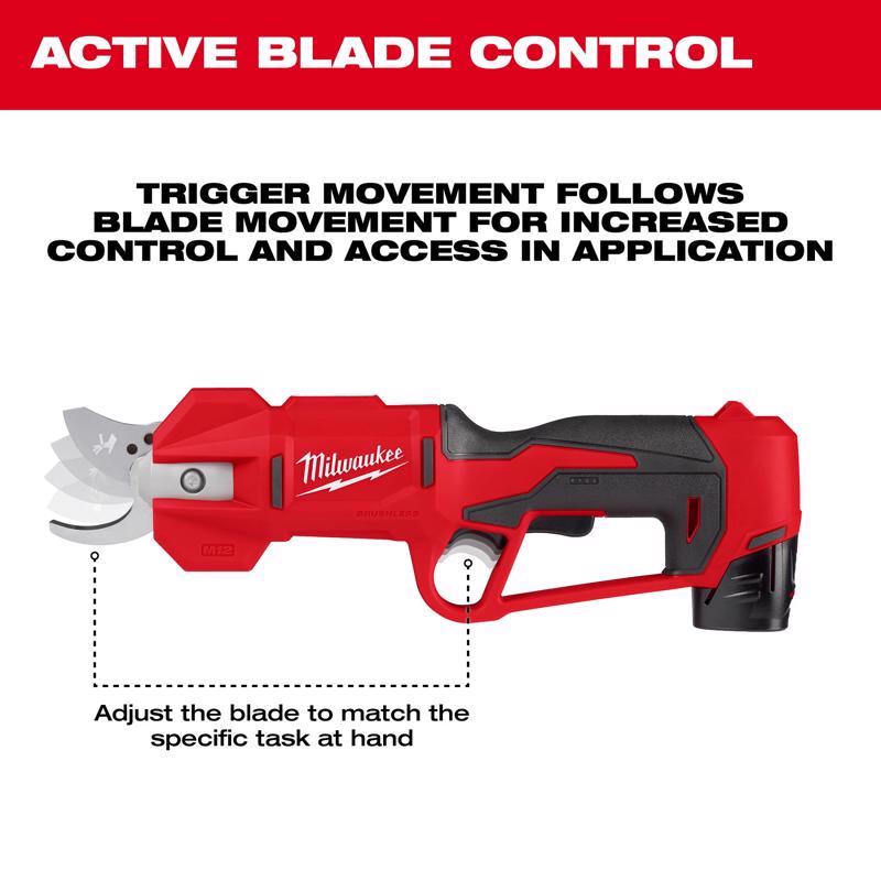 Milwaukee Chrome Plated SK5 Brushless Pruning Shears