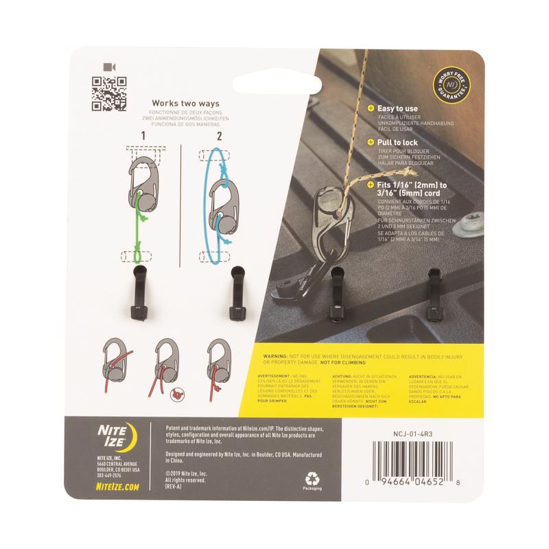 Nite Ize CamJam Stainless Steel Cord Tightener