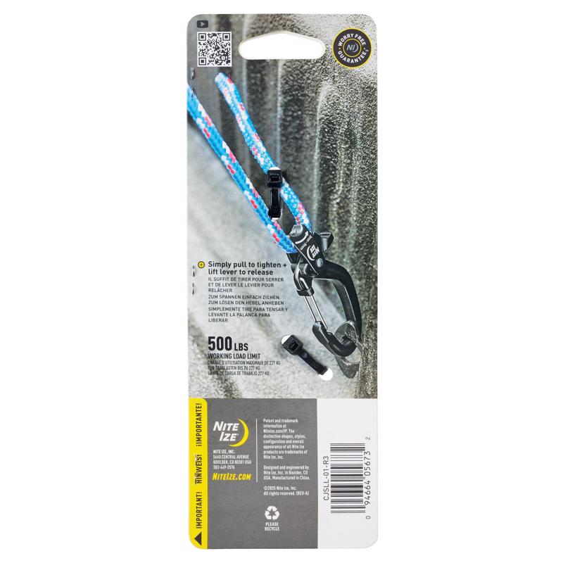 Nite Ize CamJam Cast Aluminum Rope Tightener 1500 lb