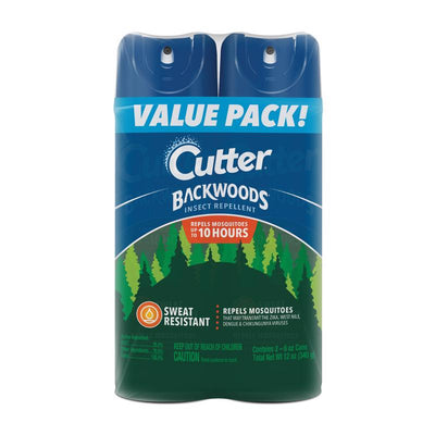 Cutter Backwoods Insect Repellent Liquid For Fleas/Flies/Gnats/Mosquitos 2-6 oz