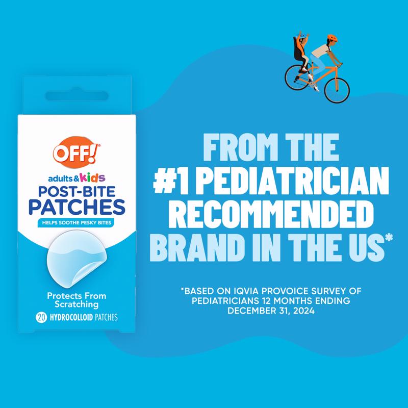 OFF! Post Bug Bite Relief Patch 20 each