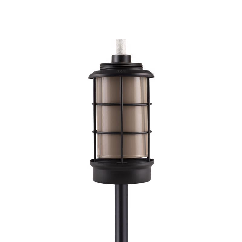 TIKI Black Metal 66 in. Outdoor Torch