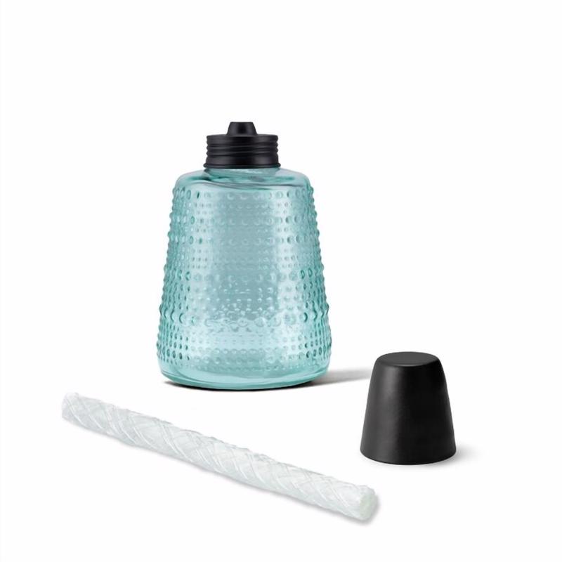 TIKI Assorted Glass 6 in. Tabletop Torch