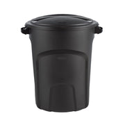 Rubbermaid Roughneck 32 gal Black Plastic Trash Can Lid Included