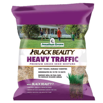 Jonathan Green Black Beauty Heavy Traffic Mixed Full Sun/Medium Shade Grass Seed 3 lb