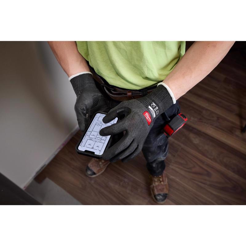 Milwaukee Wear Defense Protection Cut Level 1 Work Gloves Black M 1 pair