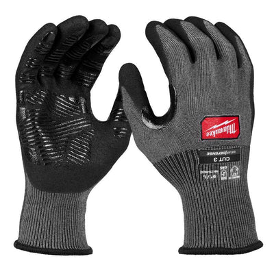 Milwaukee Wear Defense Protection Cut Level 3 Work Gloves Black XL 1 pair