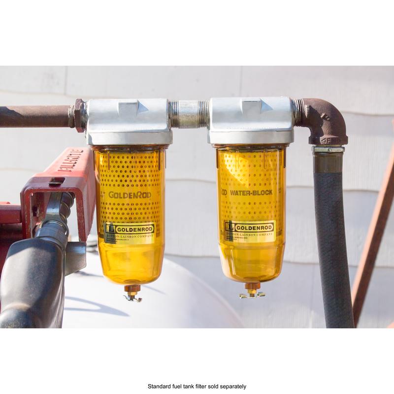 Goldenrod Steel Water Block Fuel Filter 25 gpm