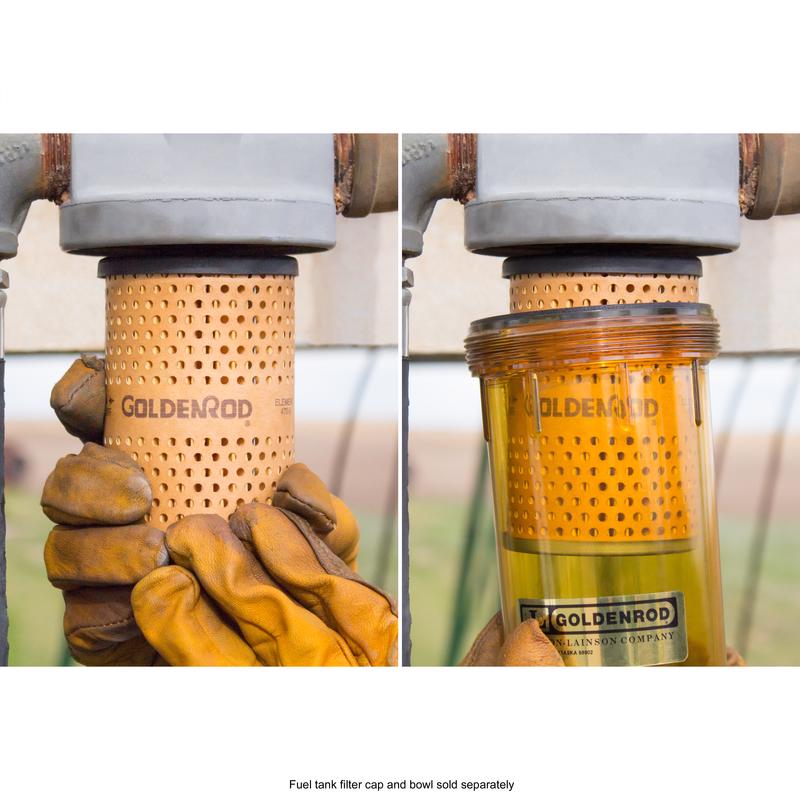 Goldenrod Plastic Fuel Filter Element 25 gpm 4.94