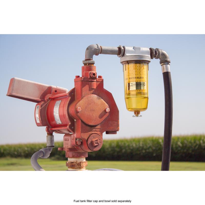 Goldenrod Plastic Water Block Fuel Filter 25 gpm 5