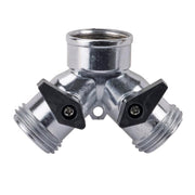Melnor Metal Threaded Female 2-Way Shut-off Valve