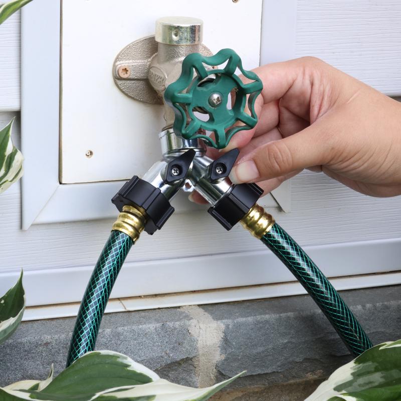 Melnor Metal Threaded Female 2-Way Shut-off Valve