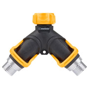 Melnor Metal Threaded Female 2-Way Shut-off Valve