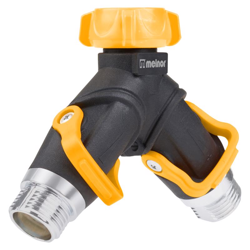 Melnor Metal Threaded Female 2-Way Shut-off Valve