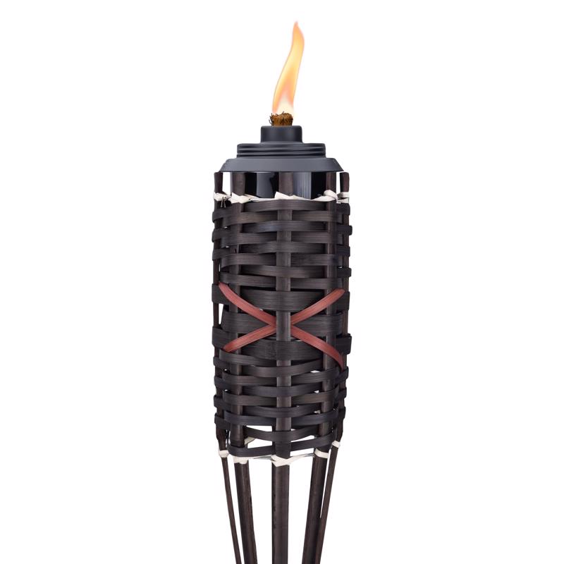 TIKI Brown Bamboo 57 in. Outdoor Torch
