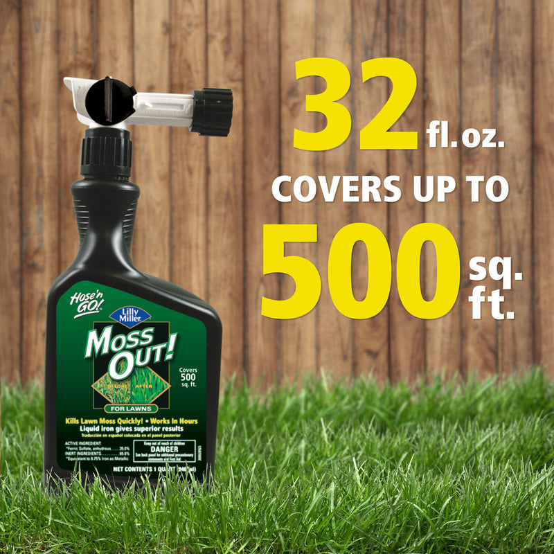 Lilly Miller Hose 'n Go Moss Out Moss Killer Concentrate 32 oz