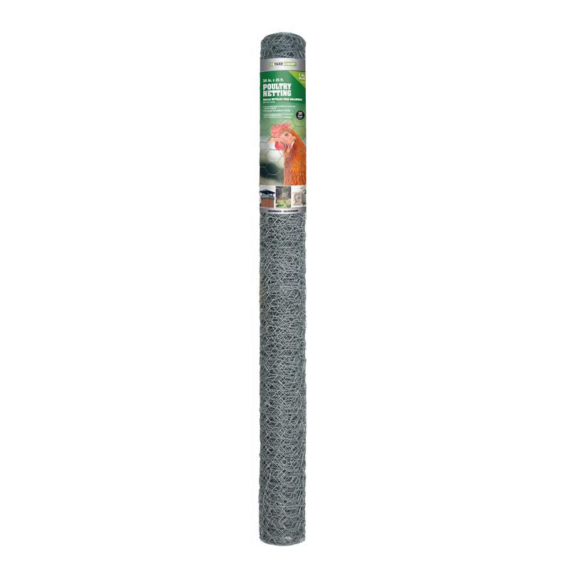 Garden Craft 36 in. H X 25 ft. L Galvanized Steel Fencing 1 in. X 1 in. in.