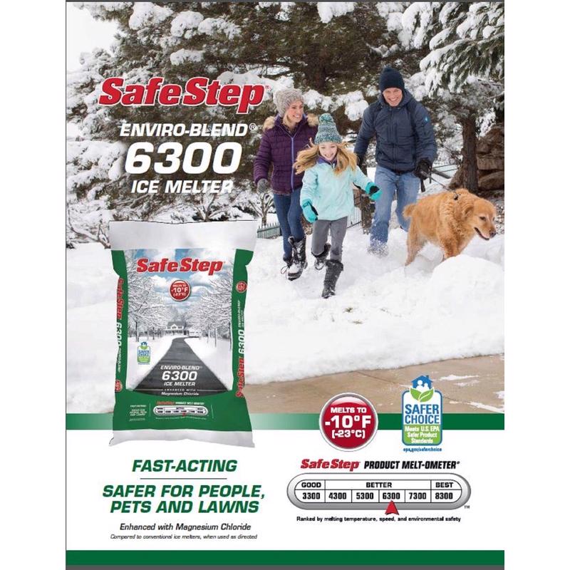 Safe Step Enviro-Blend 6300 Magnesium Chloride Pet Friendly Granule Ice Melt 25 lb