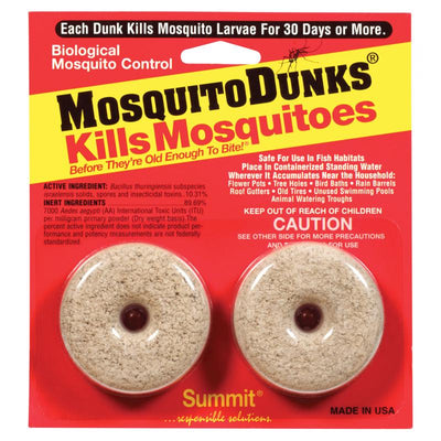 Summit Mosquito Dunks Insect Repellent Solid For Mosquitoes 2 ct
