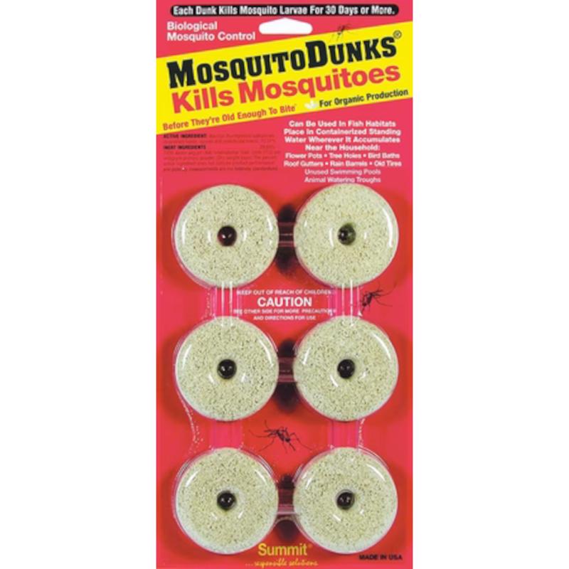 Summit Mosquito Dunks Insect Repellent Solid For Mosquitoes 6 ct