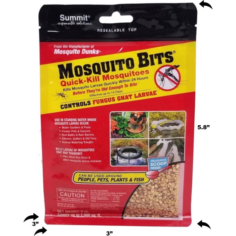Summit Mosquito Bits Mosquito Larvae Control Granules 8 oz
