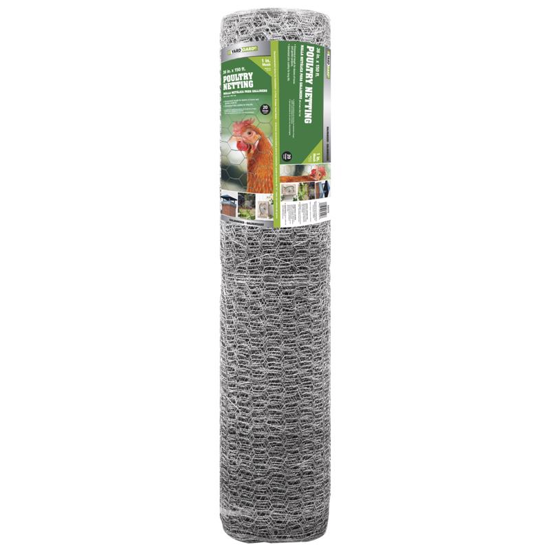 Garden Craft 36 in. H X 150 ft. L Galvanized Steel Fencing 1 in. X 1 in. in.