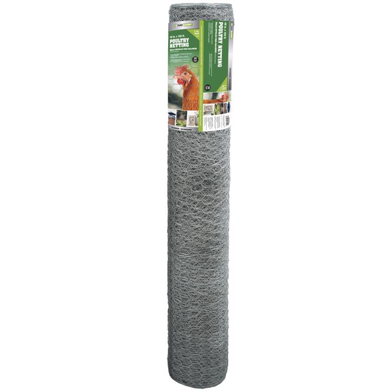 Garden Craft 48 in. H X 150 ft. L Galvanized Steel Fencing 1 in. X 1 in. in.