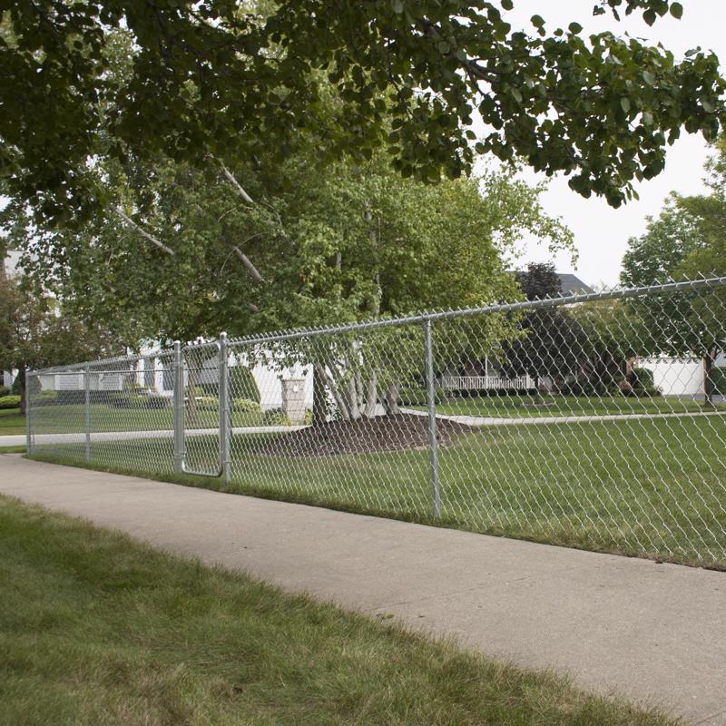 Yardlink 46 in. H X 3 ft. L Galvanized Steel Walk Gate