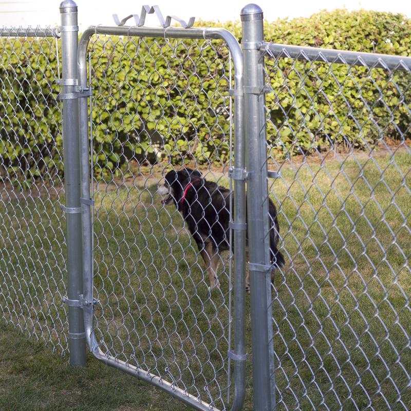 Yardlink 46 in. H X 3 ft. L Galvanized Steel Walk Gate