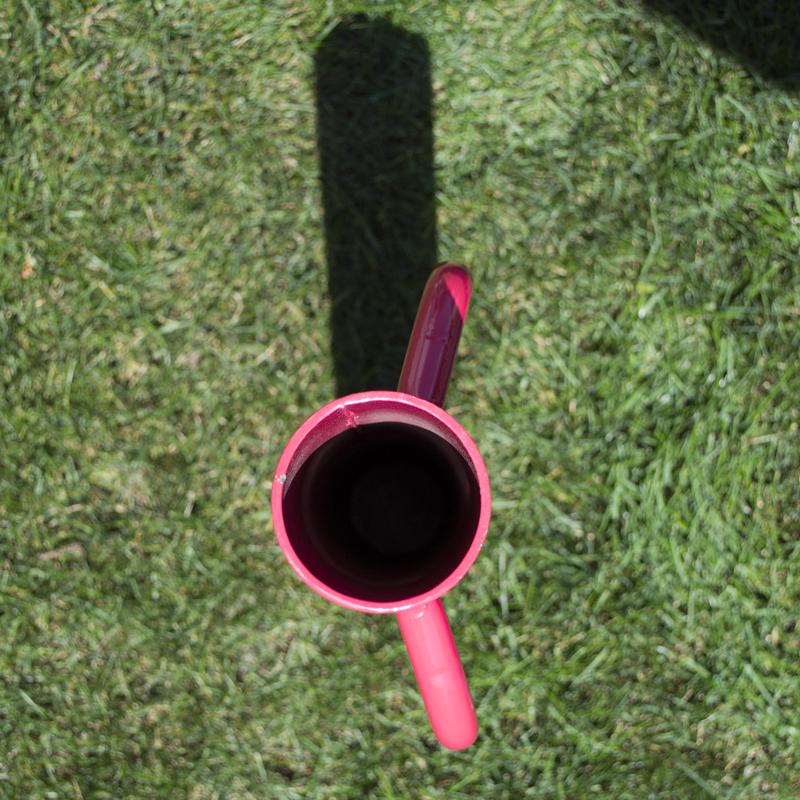 Yardlink Post Driver With Handle Red
