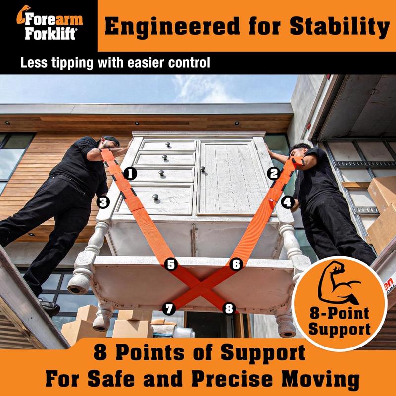 Forearm Forklift Arm Sling Lifting Strap 800 lb