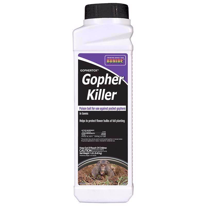 Bonide Gophertox Toxic Bait Granules For Gophers and Moles 1 lb