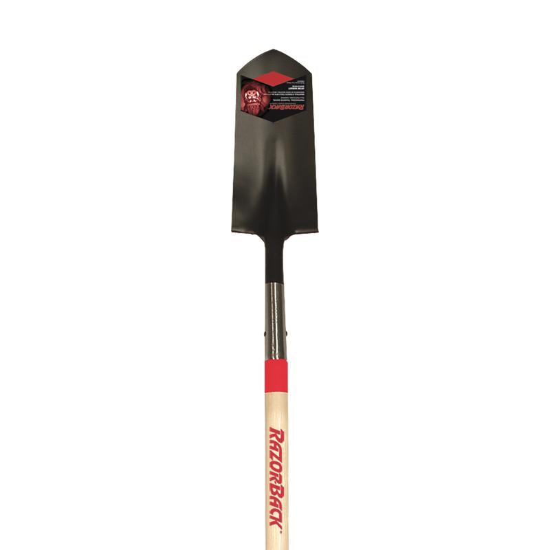 Razor-Back 58.5 in. Steel Digging Shovel Wood Handle