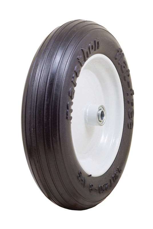 Marathon 8 in. D X 13.3 in. D 300 lb. cap. Centered Wheelbarrow Tire Polyurethane