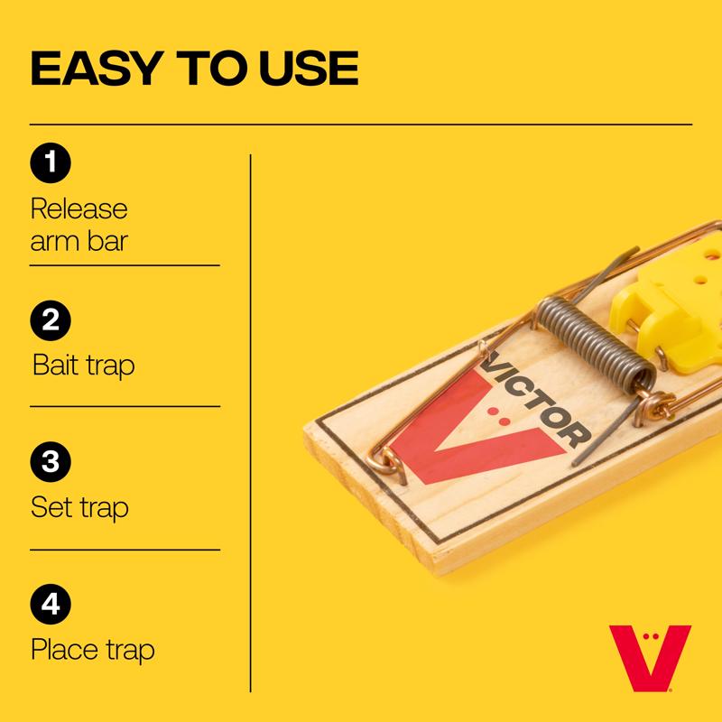 Victor Small Snap Trap For Mice 2 pk