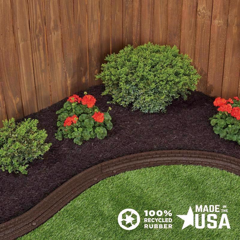 Ground Smart Brown Shredded Rubber Mulch 0.8 cu ft